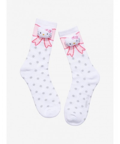 Hello Kitty Plush Head Crew Socks $4.13 Socks