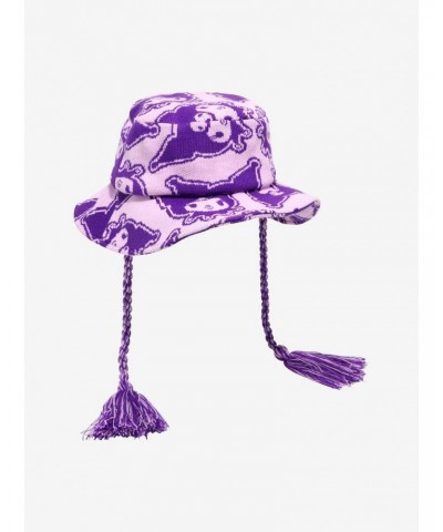 Kuromi Tassel Knit Bucket Hat $7.75 Hats