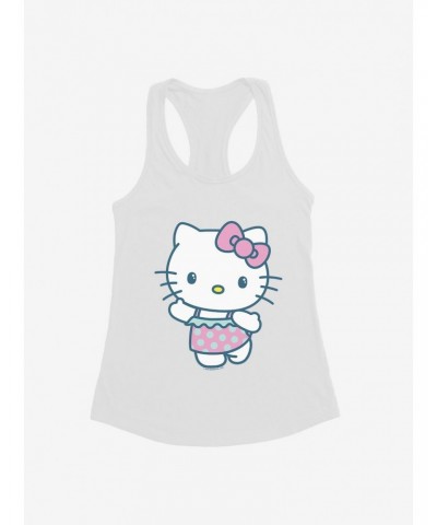 Hello Kitty Kawaii Vacation Ruffles Swim Outfit Girls Tank $7.37 Tanks