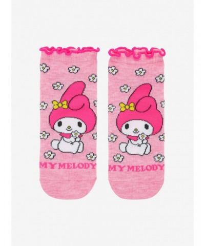 My Melody Pink Lettuce Hem No-Show Socks $2.40 Socks